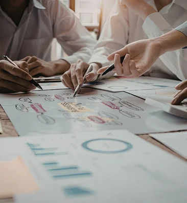 Project managers and developers discussion